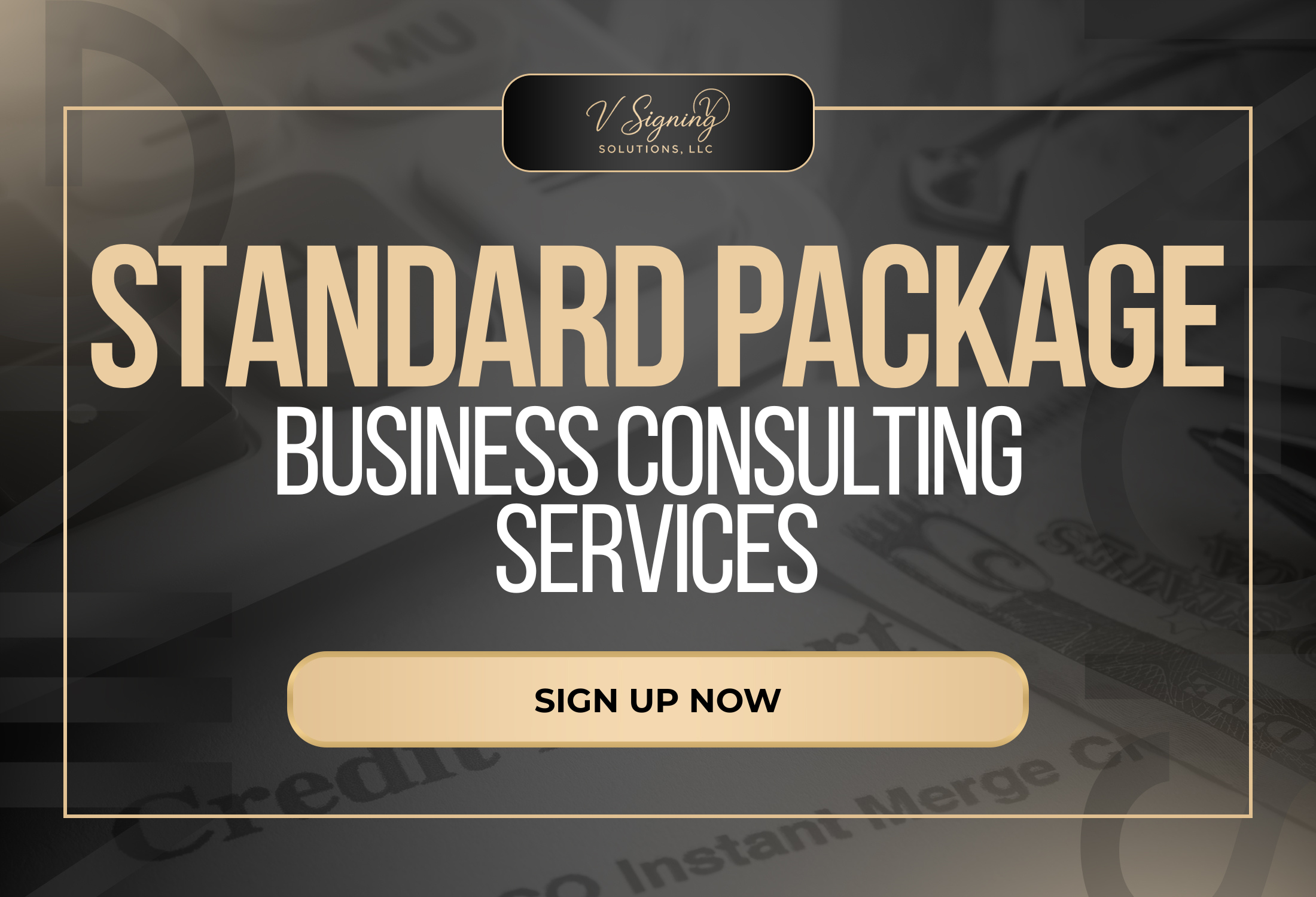 STANDARD PACKAGE: BUSINESS CONSULTING SERVICES
