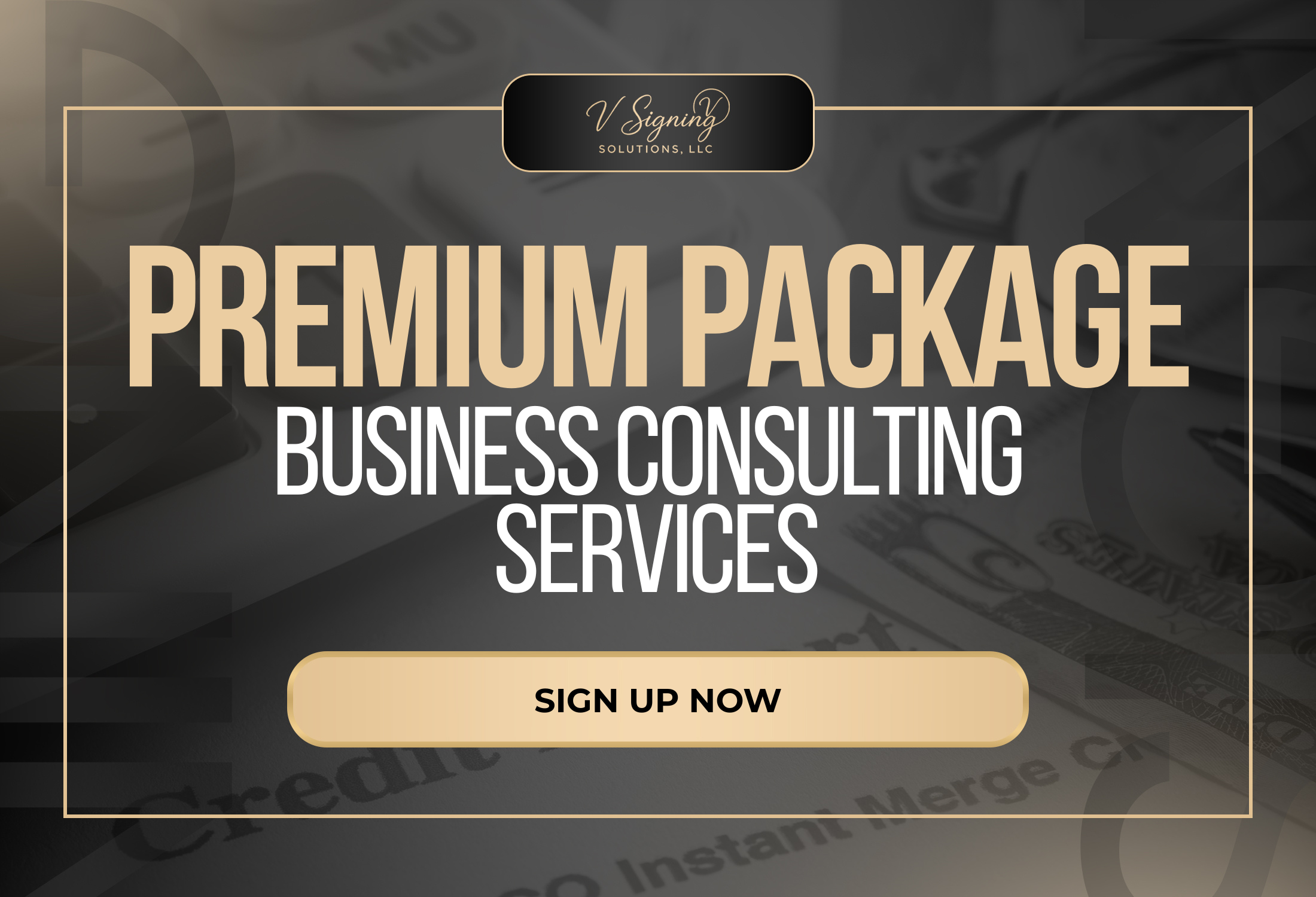 PREMIUM PACKAGE: BUSINESS CONSULTING SERVICES