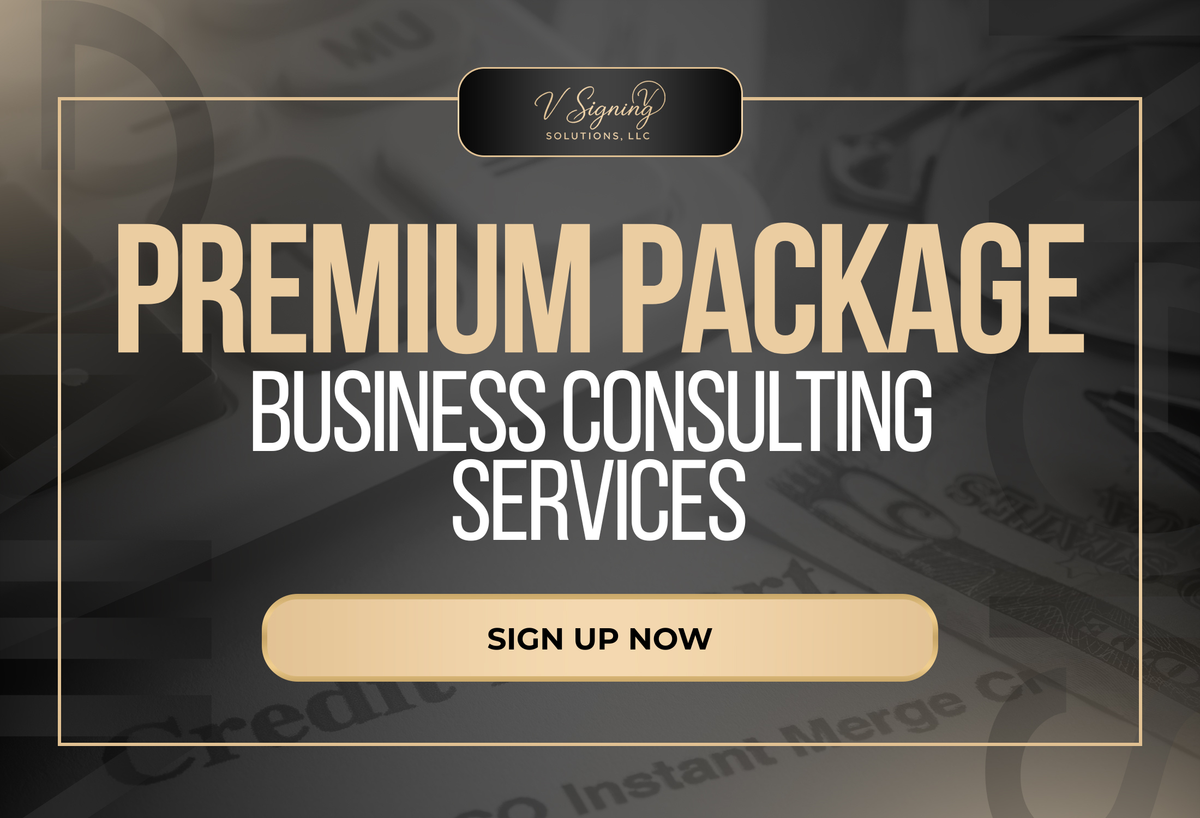 PREMIUM PACKAGE: BUSINESS CONSULTING SERVICES