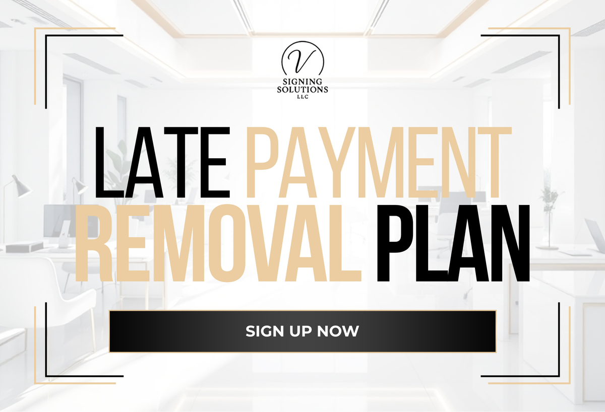 LATE PAYMENT REMOVAL PLAN